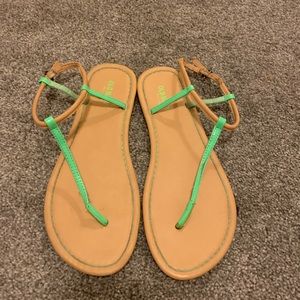 🌟4/$10 🌟 Old Navy Lime Green Sandals